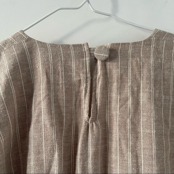 Linen Tie Front Jumpsuit - Picture 6 of 8